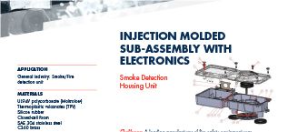 Injection Molded Sub-Assembly with Electronics
