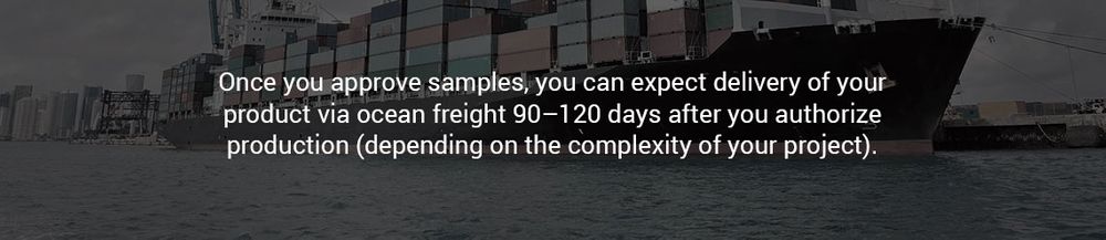 banner image - Text - Once you approve samples... banner image - Text - Once you approve samples...